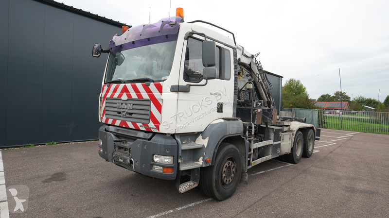 Kamion MAN 33.360 6x4 HOOKARM WITH KENNIS CRANE...