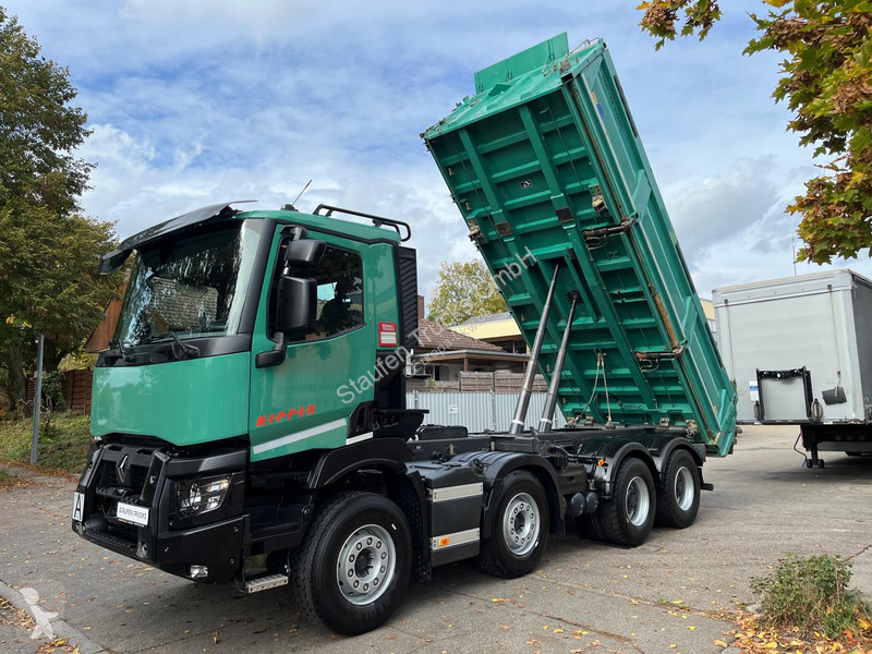 Renault C480 8X4 MEILLER STAHL 3-S.-Kipper...