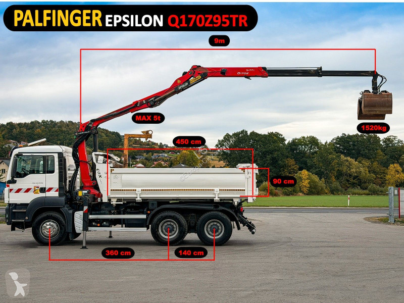Kamion MAN 33.440 KIPPER 4,50m EPSILON...