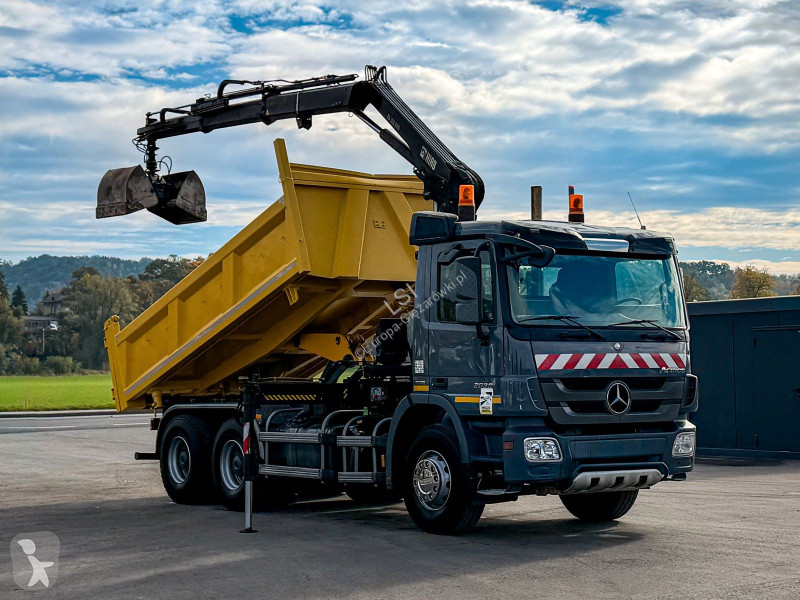 Kamion Mercedes ACTROS * KIPPER 4,80 + KRAN / 6x4