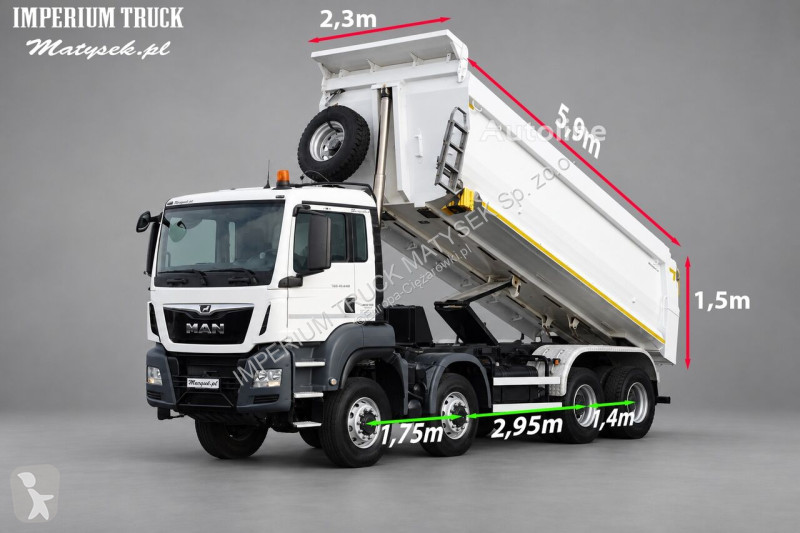 Kamion MAN TGS 41.460 / 8x6 / WYWROTKA...