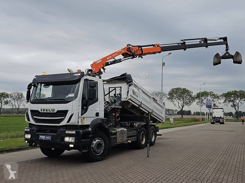 Iveco AD260T48 TRAKKER MEILLER,ATLAS 172.3 truck