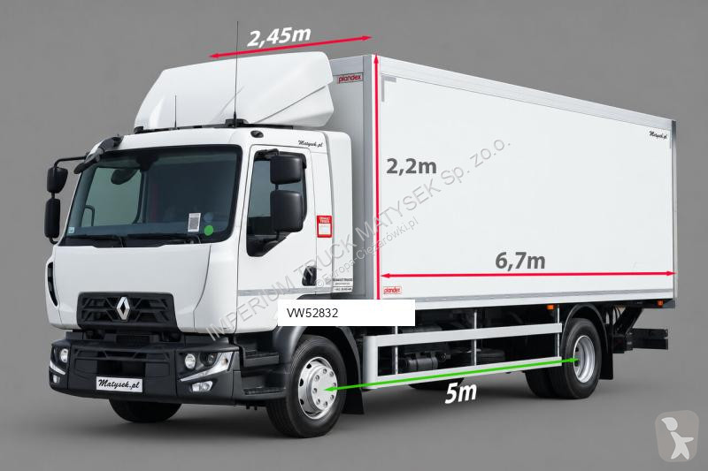 Kamion Renault / D 280 / CHŁODNIA - 6,7 M /...