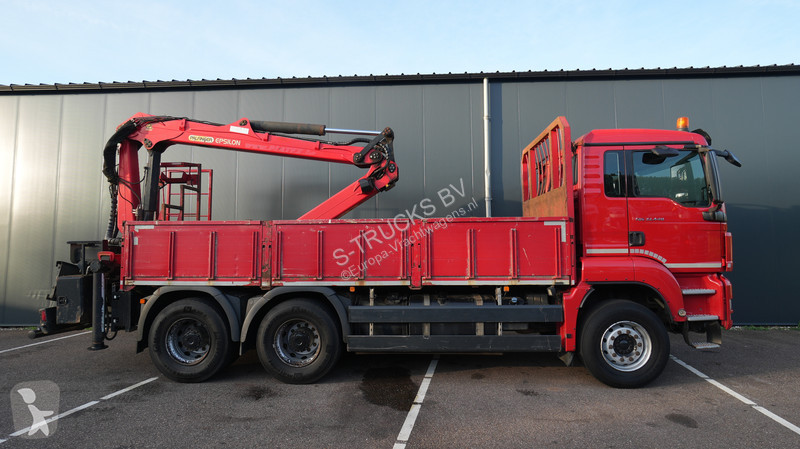 Kamion MAN 33.440 6x4 open box with Palfinger...