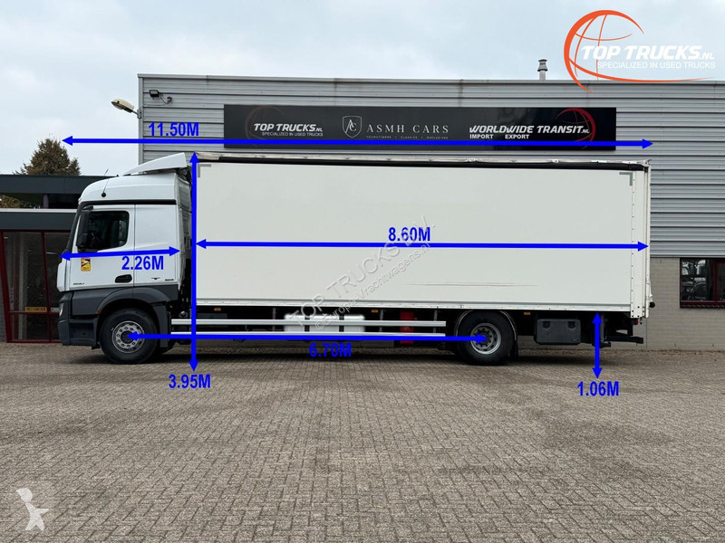 Mercedes 1830 4x2 - Sleeper cab - Dhollandia...