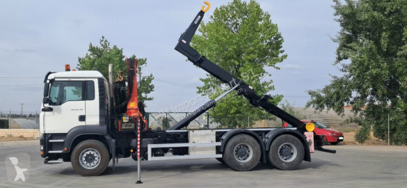 MAN hook arm system truck