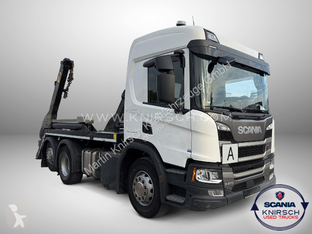 Lastbil Scania P410B6x2*4NA / HYVA Absetzkipper...