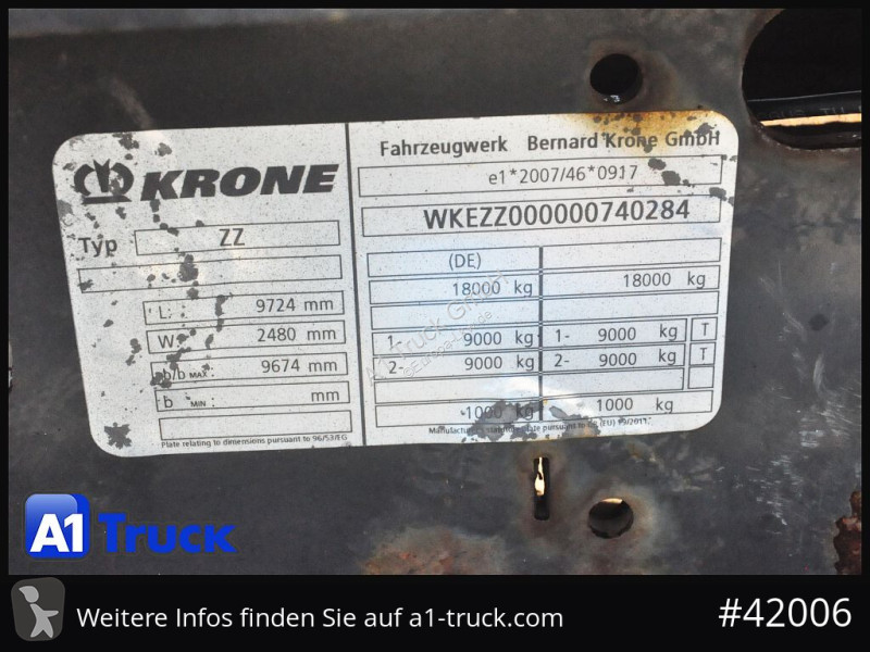 Krone ZZW 18, Jumbo, Multi Höhe bis 840-1350mm,...