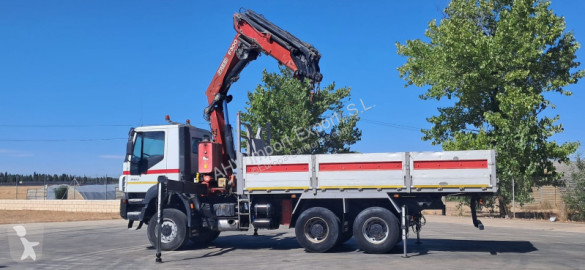 Iveco dropside crane truck