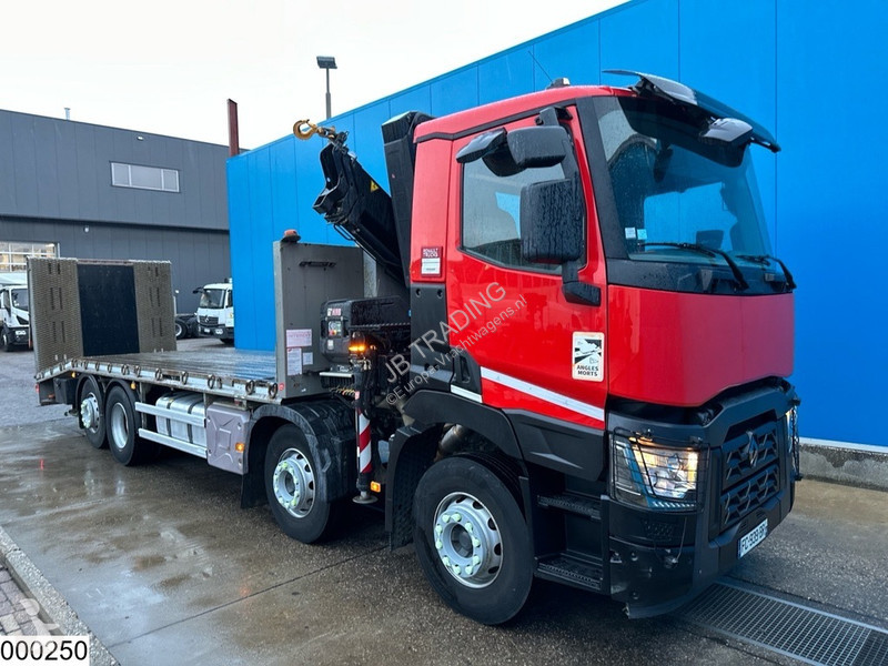 Kamion Renault C 380 EURO 6, 8x2, HIAB, Remote