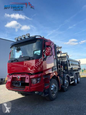 Renault two-way side tipper truck