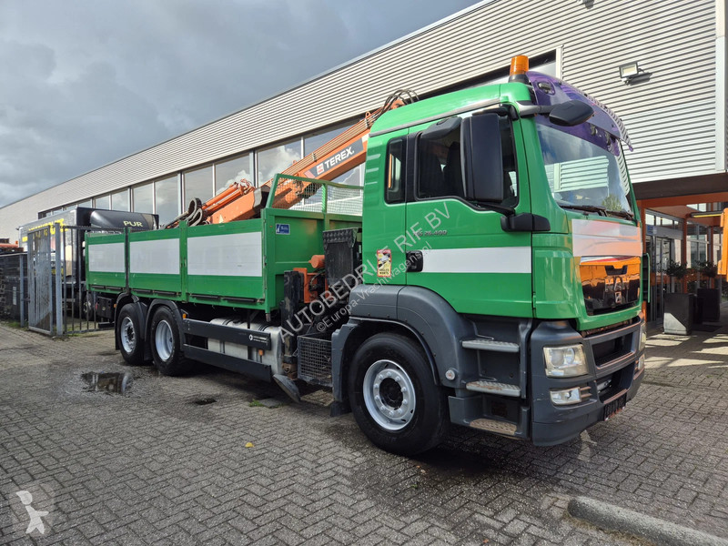 Lastbil MAN 26.400 6X2 Pritsche/ Crane Terex...