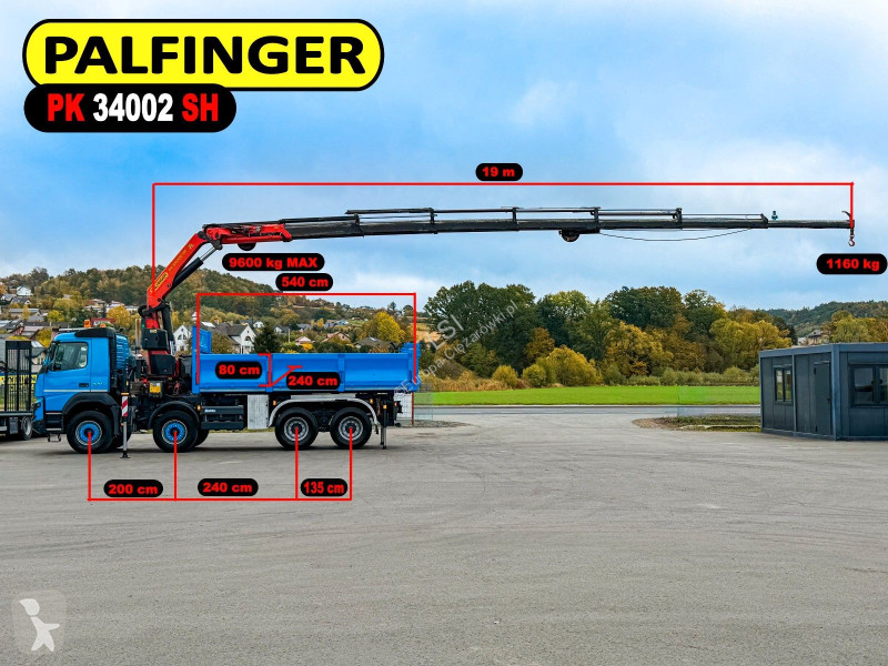 Kamion Volvo 420 Kipper 5,40m *PK 34002/FUNK *8x4