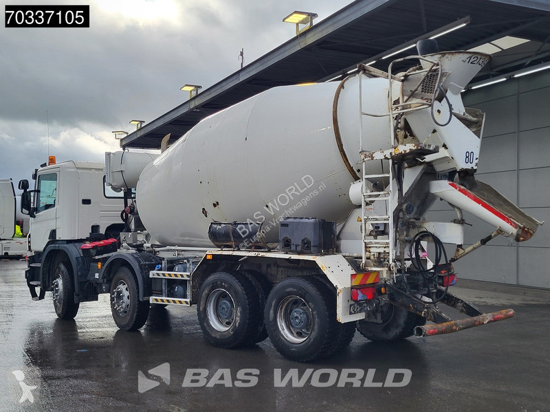 Kamion Scania P410 P 8X4 9m3 iebherr mixer Full...