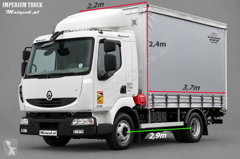 Kamion Renault MIDLUM 220 DXI / FIRANKA - 3,7 M...