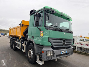 Mercedes two-way side tipper truck