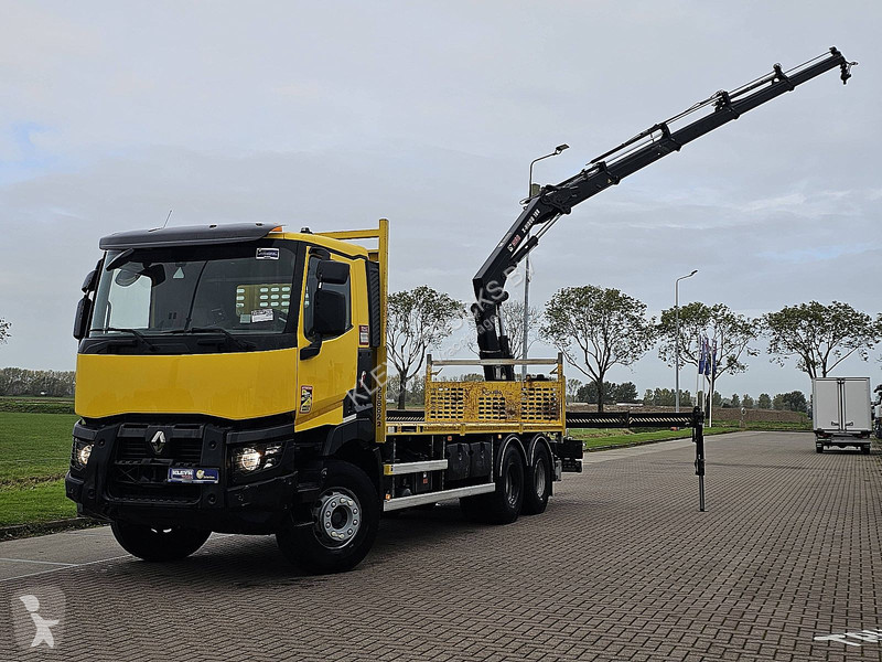 Renault C 380 6X4 HIAB 188ES4 truck