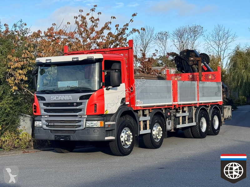 شاحنة Scania 410 8x4 - HIAB X-HIRO 302 E-5 -...