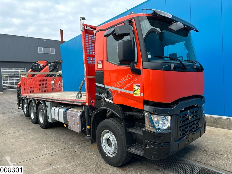 Teherautó Renault C 430 EURO 6, 8x4, Palfinger,...