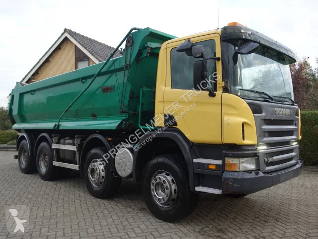 Camião Scania P380 8X4 20 CUB STEE KIPPER