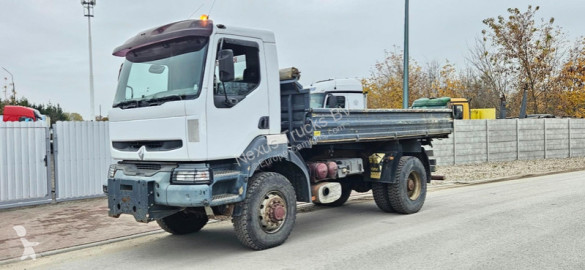 Vrachtwagen driezijdige kipper Renault