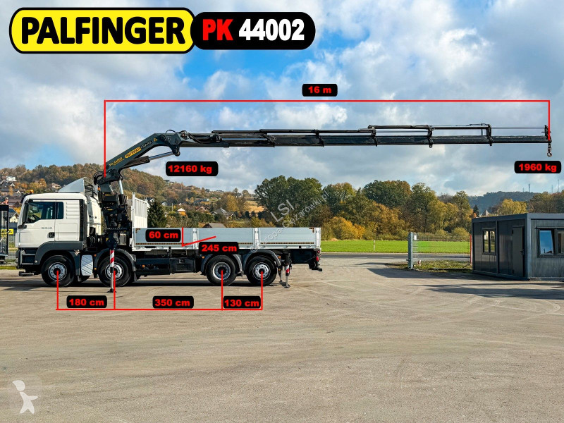 Teherautó MAN TGS 35.440 * PALFINGER PK 44002 +...
