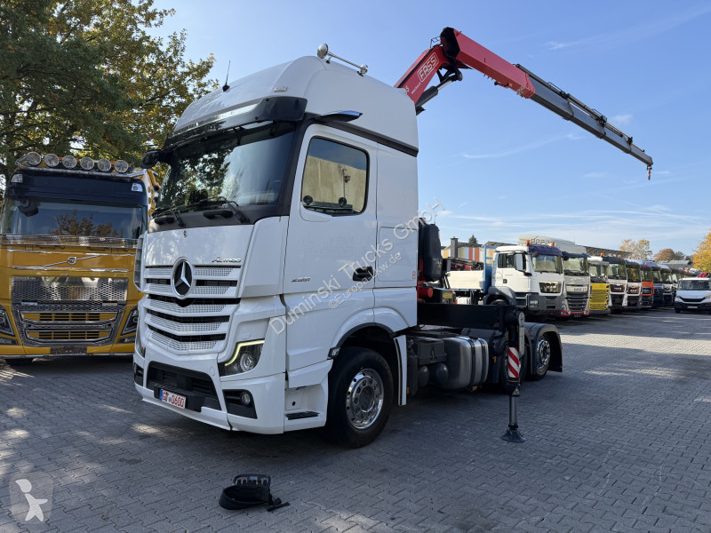 Teherautó Mercedes MP5 2551 6X2 Kran Fassi F185
