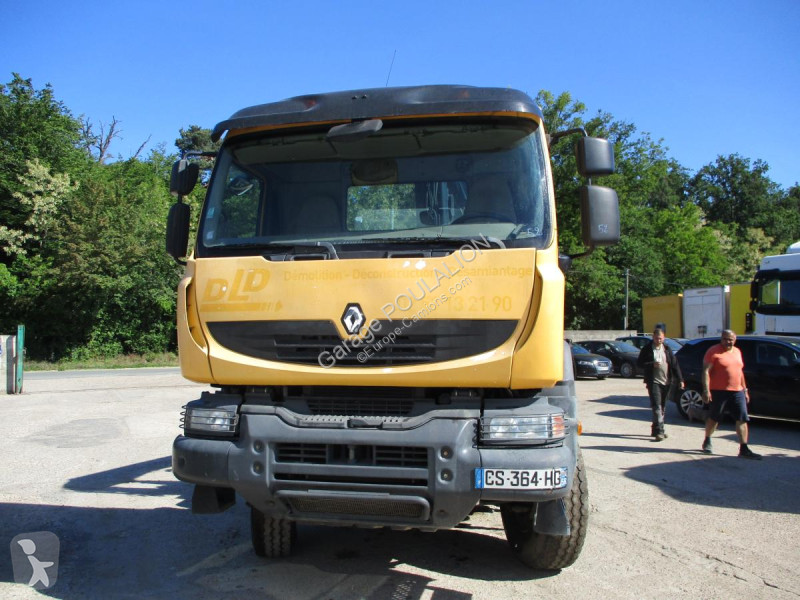 شاحنة Renault 410 dxi POLYBENNE GRUE