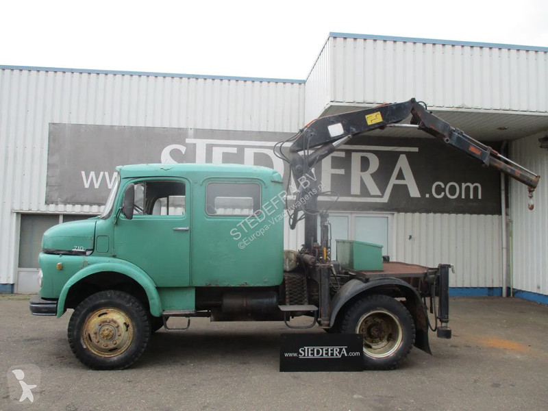 Camion Mercedes 710 , 4x4 , Crane Hiab 1