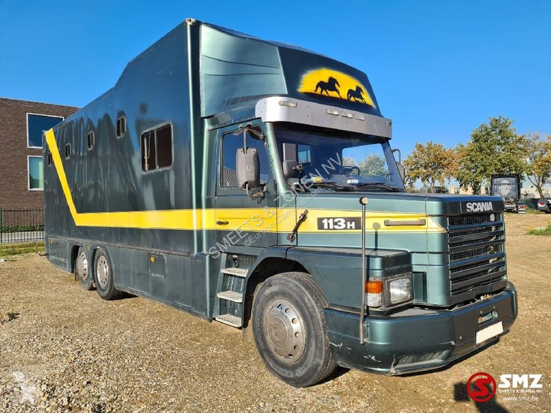Camion Scania paarden/mobilhome