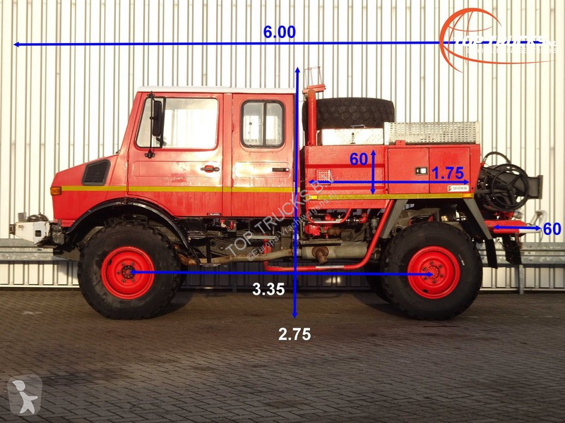 Used Unimog Fire Truck U 1550 L32 U1550 L 3 Mercedes Benz Sides Ccf00 Ltr Expeditievoertuig Camper 4x4 Diesel N