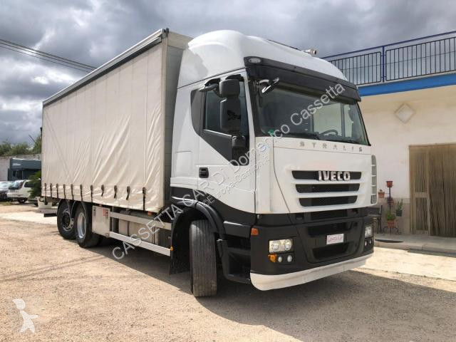 شاحنة Iveco STRALIS 500 CASSONE CENTINA ALLA...