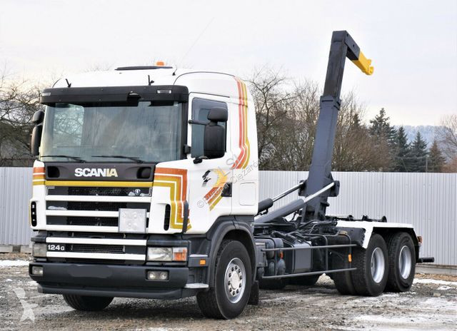 Camion Scania R124 470 Abrollkipper * 6x2 *...