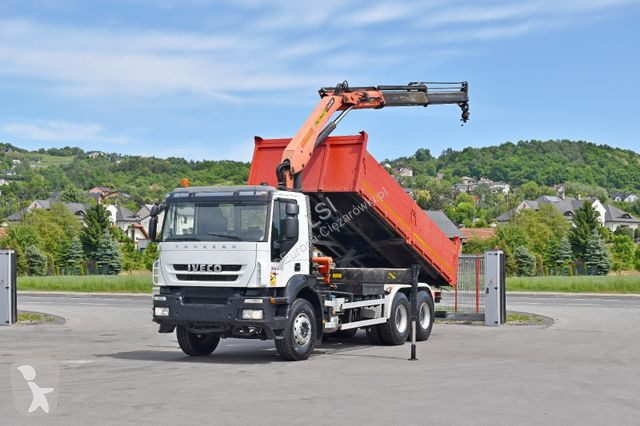 Camion Iveco TRAKKER 360 * Kipper 5,60m* KRAN...