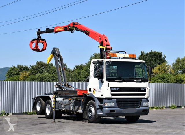 Kamion DAF 85340 * ABROLLKIPPER + KRAN