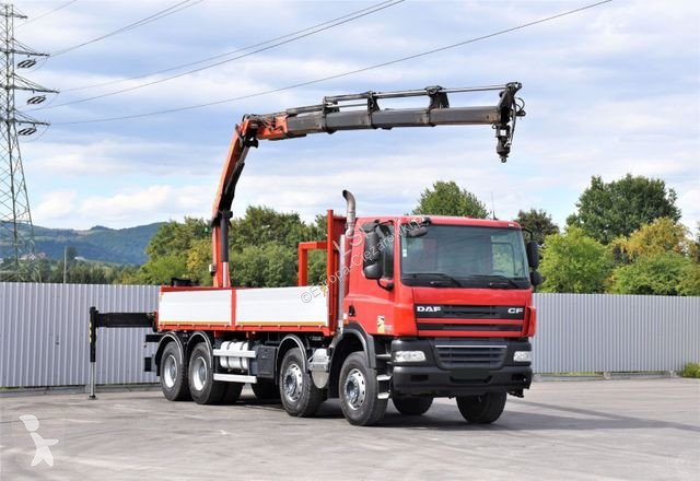 Camion DAF 85410 Pritsche 6,80m + KRAN / FUNK/8x4