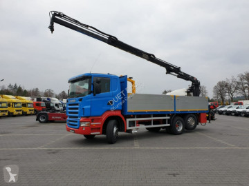 Camion Scania L R 400 LB 6x2 HDS Budowlanka Widły Oś Skrętna Super Stan