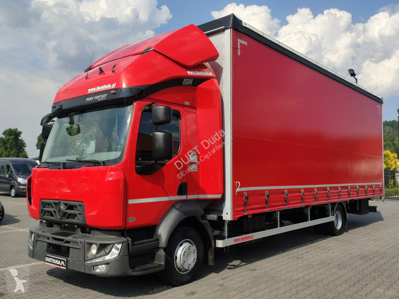 Kamion Renault D12.240 E6 Firana Tył Drzwi...