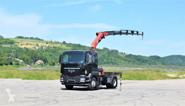 Camion MAN 18.400 Sattelzugmaschine + KRAN /FUNK