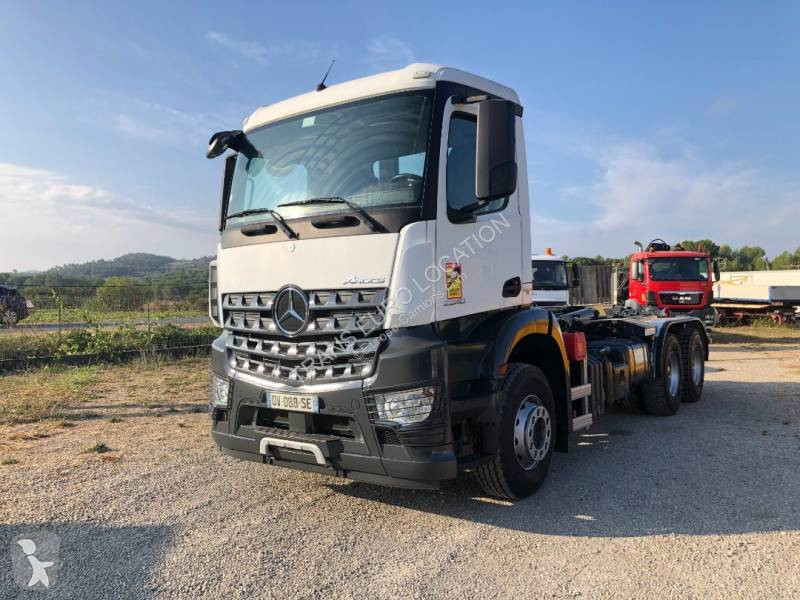 Camion Polybenne Mercedes Marrel Arocs 6x4 Gazoil Euro 6 Occasion N Camion Polybenne Mercedes Marrel Arocs 6x4 Gazoil Euro 6 Occasion N