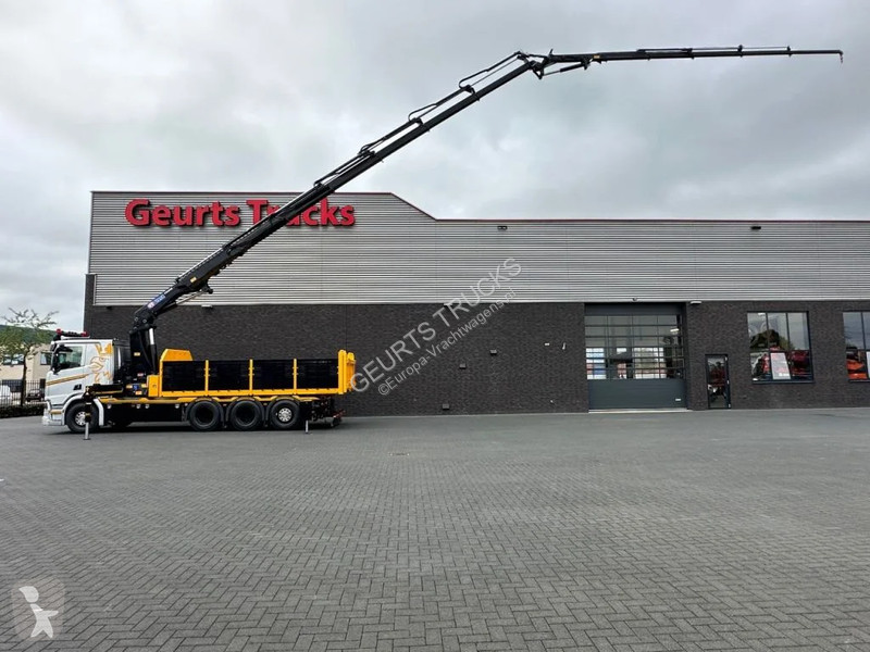 Camion Scania R530 V8 NS 8X4 TRIDEM MET HYVA 2Z...