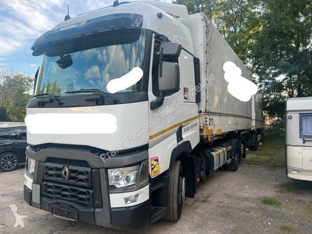 Lastbil med släp Renault T460 6x2, erst...