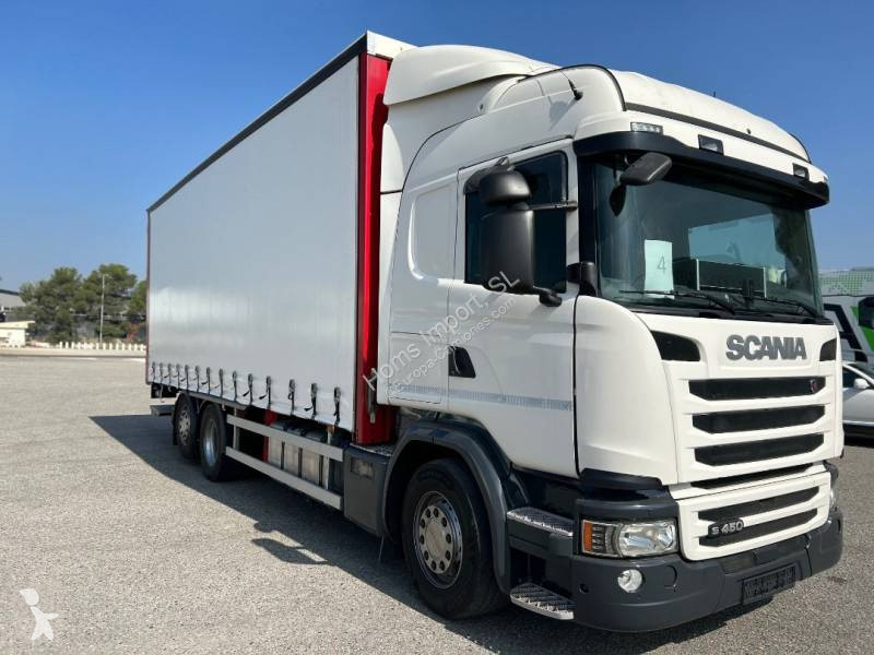 Camion rideaux coulissants Scania R 360 à vendre Espagne Abaran, LM30306