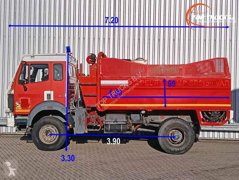 Camion Mercedes 4x4 -6.000 ltr tank, 450 Foam -...