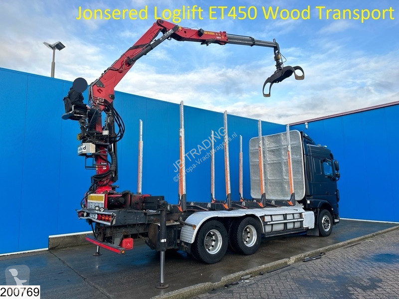 Camion DAF 530 6x4, Wood transport, Retarder,...