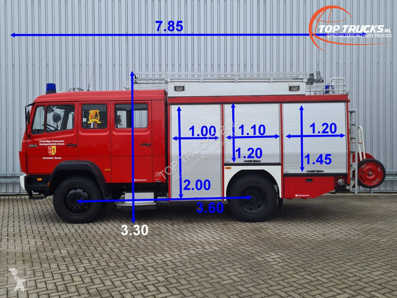 Camion Mercedes AF 4x4 - 1.300 ltr -Brandweer,...