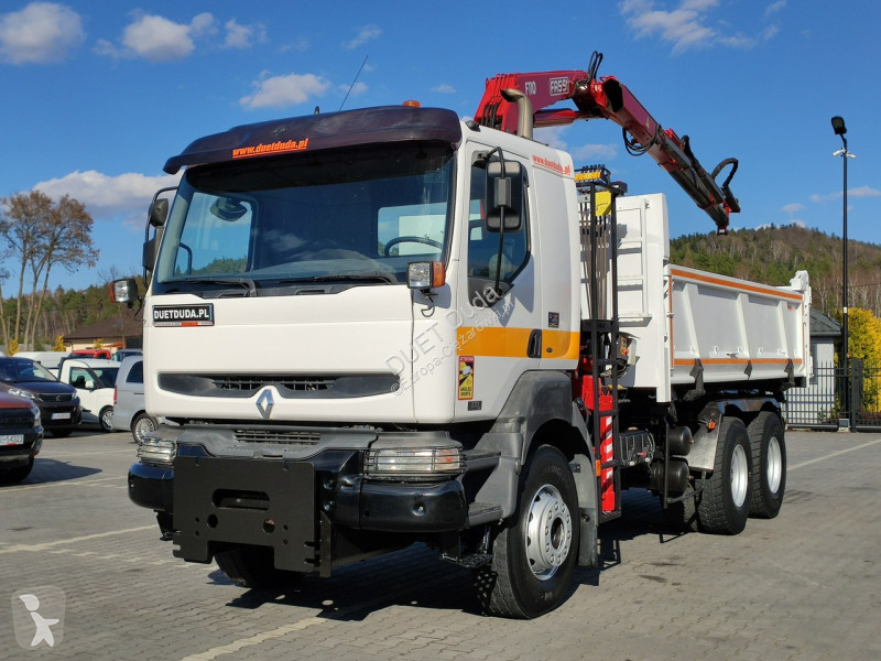 Kamion Renault 26.370 6x4 Mocny HDS FASSI F110