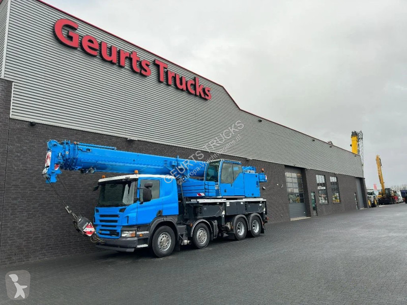 Camion Scania P420 8X4 + LIEBHERR LTF 1045-4.1...