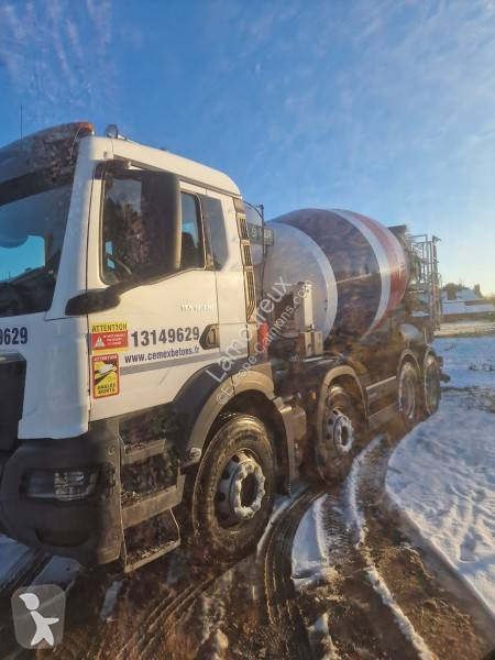 Camion MAN béton toupie / Malaxeur TGS 32.430 8x4 / Euromix MTP EM 9 L TG 3  8x4 Euro 6 neuf - n°8175828