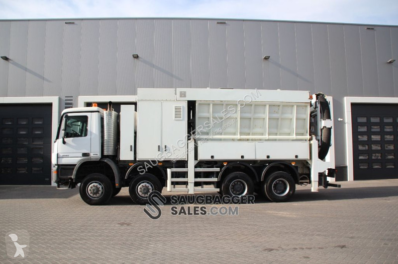Camion Mercedes 4141 RSP 2014 Saugbagger 8x8
